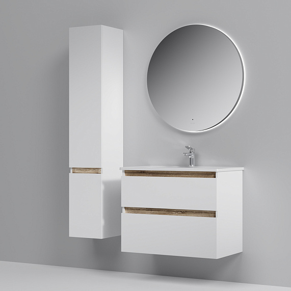 Тумба с раковиной 80 AM.PM X-Joy M85A-FHX0802-WC0802WG подвесная, белый глянец-5