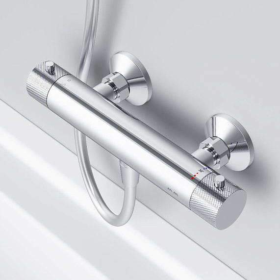 Смеситель для душа AM.PM Libre F6040000 термостат, черный-7