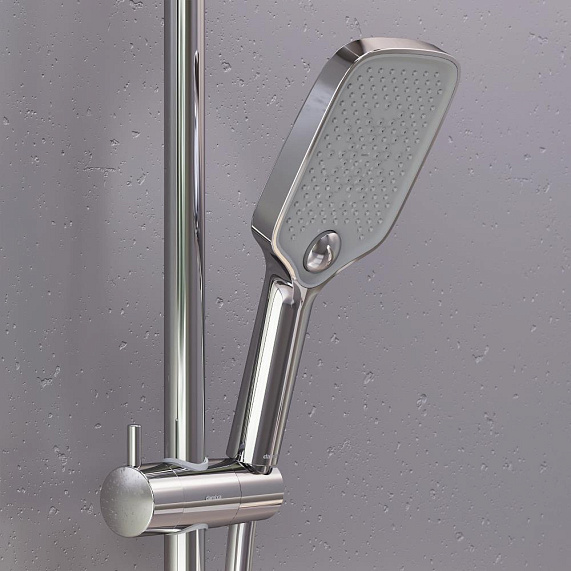 Душевая система Damixa Gala 953000000 стойка с тропическим душем, хром-3